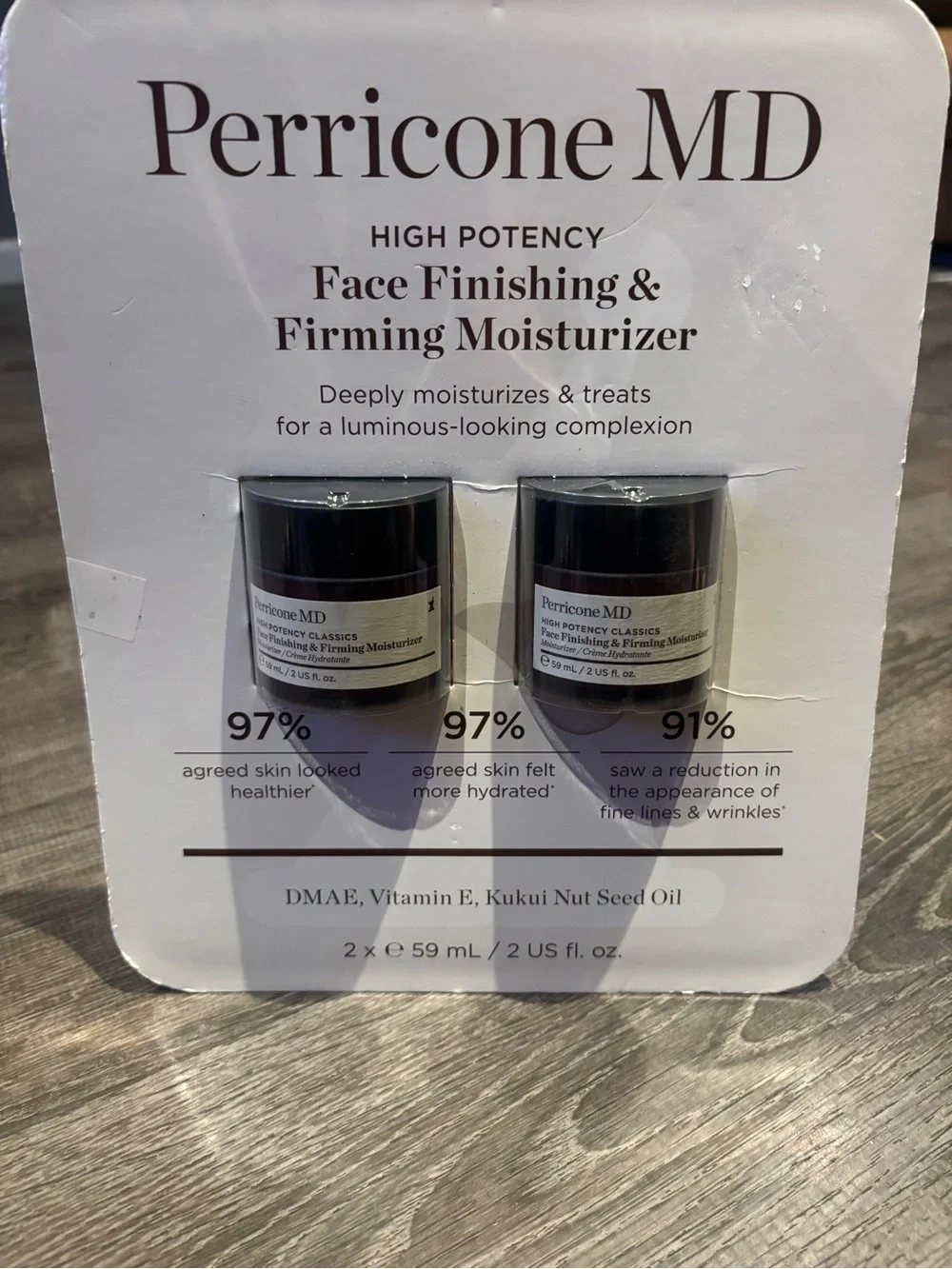 NEW Perricone MD High Potency Face Finishing & Firming Moisturizer 2 Pack
